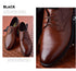 Elegant Men's Black Leather Oxfords for Formal Occasions - Perfect Wedding, Party, Office, and Business Shoes for Men
